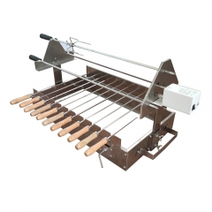 BBQ Cypriot kebab skewers top set Rotisserie with motor power