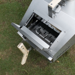 ステンレス製屋外薪焼きピザオーブン 業務用屋外暖炉ピザオーブン