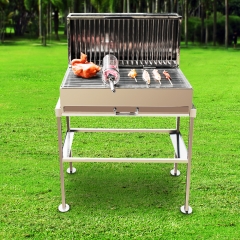 Picnic Camping Double Side Barbecue Charcoal Portable BBQ Grill