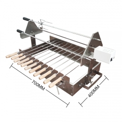 BBQ Cypriot kebab skewers top set Rotisserie with motor power