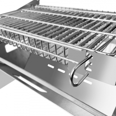 bbq grill Camping turnover The top bbq grid could over turn 360⁰through the handle,charcoal pan with foldable legs